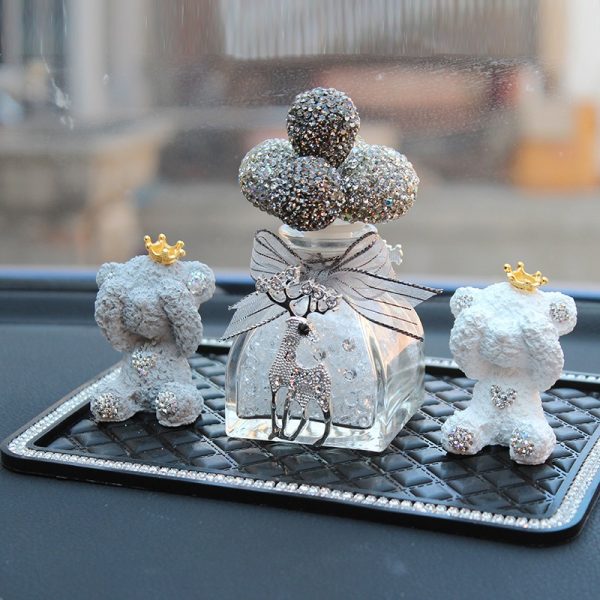 Bộ gấu Teddy và bình bóng gắn đá để taplo