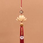 Dây khánh treo xe ôtô hoa sen chữ “Phúc” đẹp