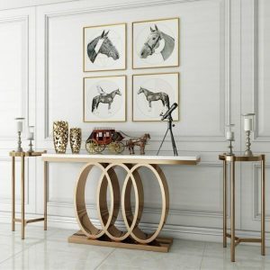 Bàn decor hiện đại cho phòng khách