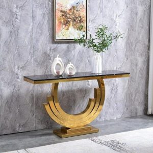 Bàn decor mạ tintan sang trọng
