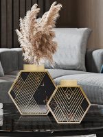 Bình cắm hoa hình lục giác gốm sứ CD819