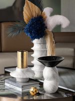 Bình hoa bằng đá cẩm thạch CD818