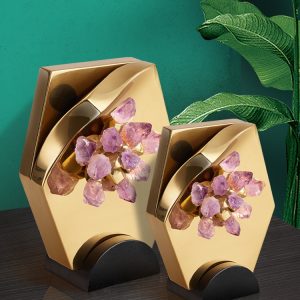 Bình hoa gắn pha lê cao cấp CD804