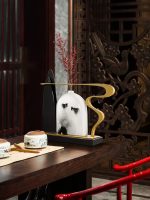 Bình hoa bằng gốm phong cách Trung Hoa CD807