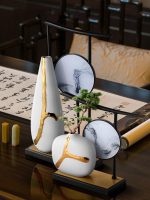Bình hoa gốm sứ nghệ thuật đơn giản CD802