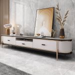 Bộ kệ tivi và bàn trà phong cách Bắc Âu