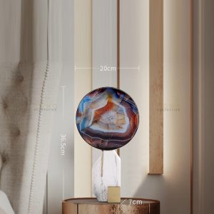Đá cẩm thạch kết hợp bình hoa CD221