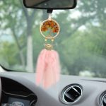 Dây treo oto Dreamcatcher lông vũ