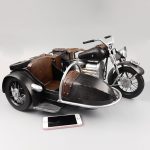 Mô hinh sidecar mỹ trang trí đơn giản