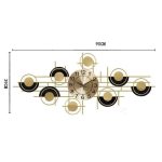 Đồng hồ treo tường khối hình học CD308