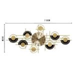 Đồng hồ treo tường khối hình học CD308