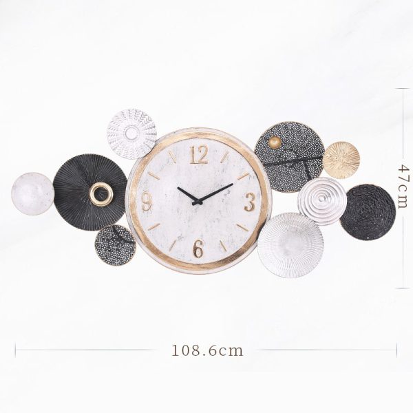 Tranh đồng hồ treo tường bằng kim loại CD305Tranh đồng hồ treo tường bằng kim loại CD305