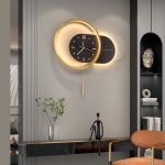 Đồng hồ treo tường kết hợp đèn Led CD703