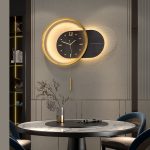 Đồng hồ treo tường kết hợp đèn Led CD703