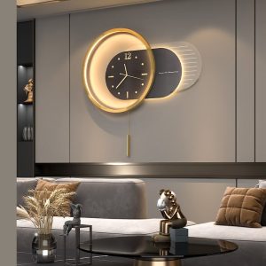 Đồng hồ treo tường kết hợp đèn Led CD703