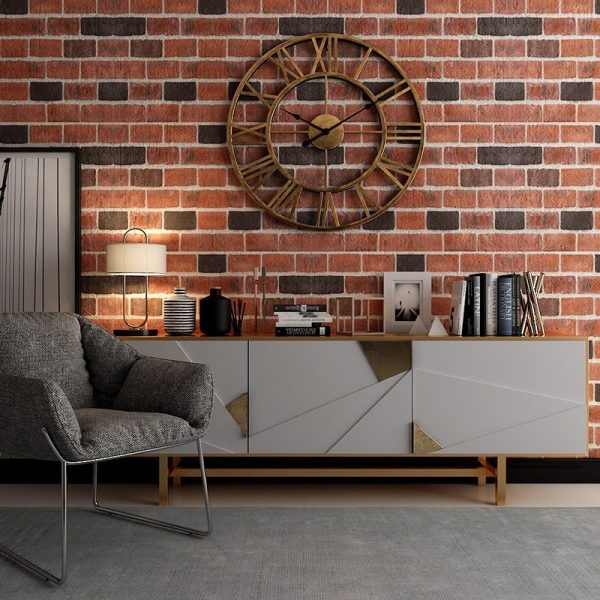 Đồng hồ treo tường số la mã tối giản CD538