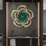 Đồng hồ treo tường hình bông hoa CD945