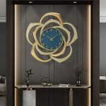 Đồng hồ treo tường hình bông hoa CD945