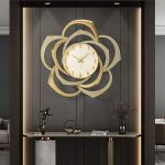 Đồng hồ treo tường hình bông hoa CD945