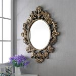Gương decor phong cách tân cổ điển trang trí phòng khách