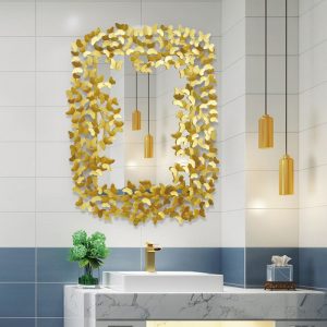Mẫu gương hồ điệp trang trí phòng ngủ