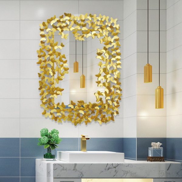 Mẫu gương hồ điệp trang trí phòng ngủ