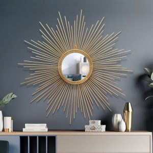 Mẫu gương trang trí hình mặt trời