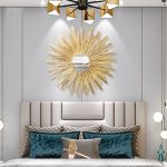 Mẫu gương trang trí phòng khách sang trọng