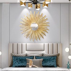 Mẫu gương trang trí phòng khách sang trọng