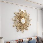 Gương decor viền kim loại trang trí phong cách Châu Âu