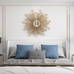 Gương decor viền kim loại trang trí phong cách Châu Âu