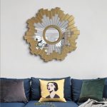 Gương decor treo tường phòng khách