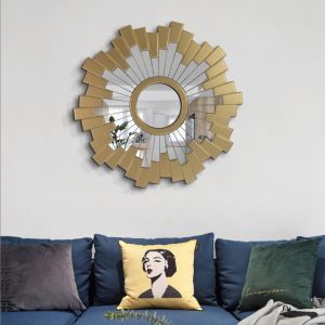 Gương decor treo tường phòng khách