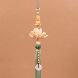 Khánh Phật tọa hoa sen decor xe hơi
