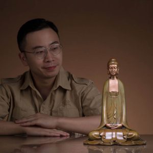 Tượng phật ngồi thiền bằng đồng