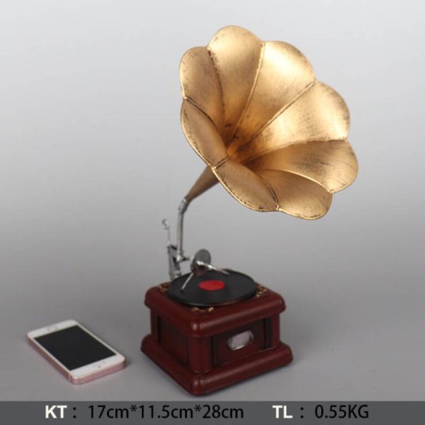 Mô hình máy hát loa kèn chất liệu cao cấp CD493