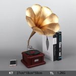 Mô hình máy hát loa kèn chất liệu cao cấp CD493Mô hình máy hát loa kèn chất liệu cao cấp CD493