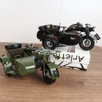 Mô hình sidecar 3 bánh phong cách cổ điển