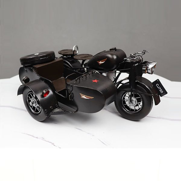 Mô hình sidecar 3 bánh phong cách cổ điển