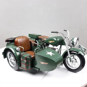Mô hình xe sidecar vintage hot hit CD180