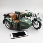 Mô hình xe sidecar vintage hot hit CD180