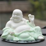 Tượng phật di lặc để xe ô tô CD484