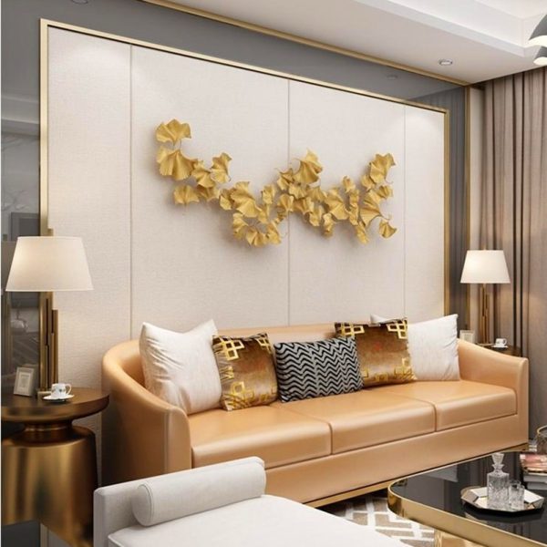 Phù điêu nghệ thuật hình lá bạch quả