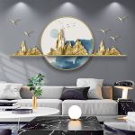 Phù điêu treo tường núi non hùng vỹ
