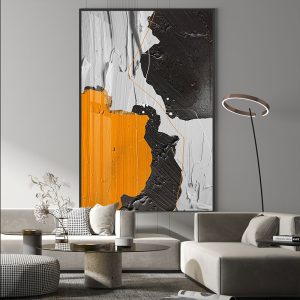 Tranh sơn dầu trừu tượng treo tường