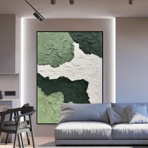 Tranh sơn dầu trừu tượng làn nước