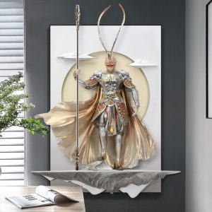 Tranh phù điêu Mỹ Hầu Vương 3D CD716