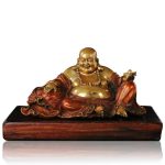 Tượng phật di lặc ngồi cầm hũ tiền CD879