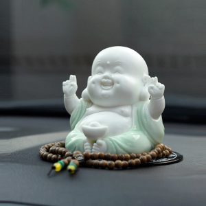 Tượng Di Lặc để xe ô tô phong thủy CD482