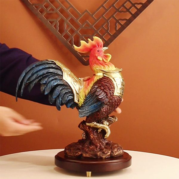 Tượng gà trống vàng